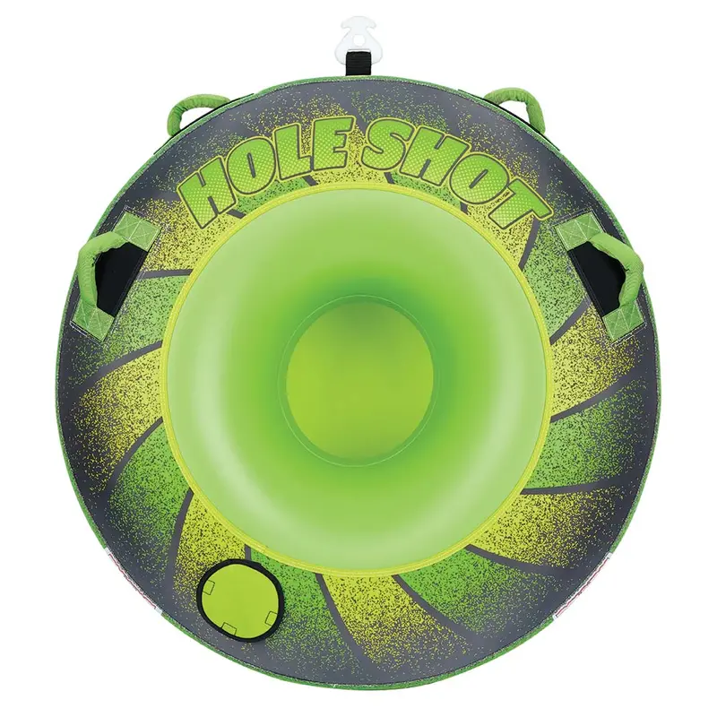 Full Throttle Single-Rider Hole Shot Towable Tube – Green 1