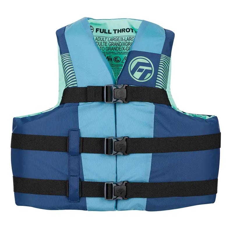 Full Throttle Youth Nylon Life Jacket – Blue & Black 1