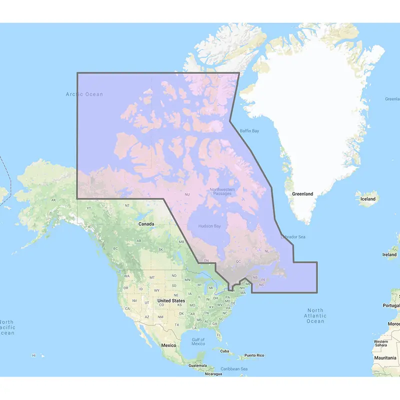 Furuno Canada Northeast Vector Chart Pack: Standard-Resolution 3D Bathymetry & Satellite Imagery – Activation Code [Mm3-Vna-021] 1
