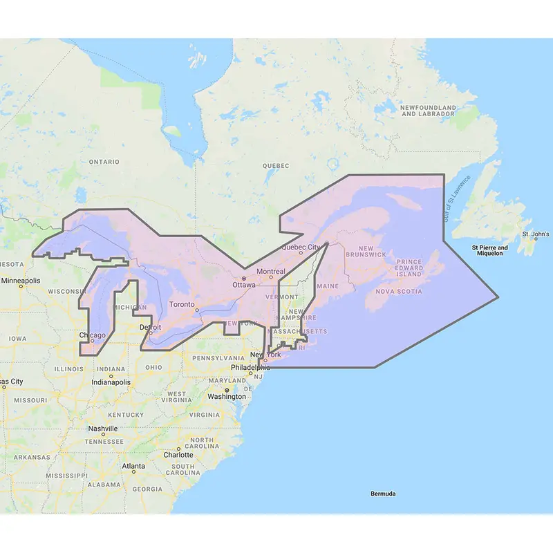 Furuno Great Lakes & Maritimes Vector Chart Package – Standard-Resolution 3D Navigation Data With Satellite Imagery (Unlock Code Mm3-Vna-026) 1