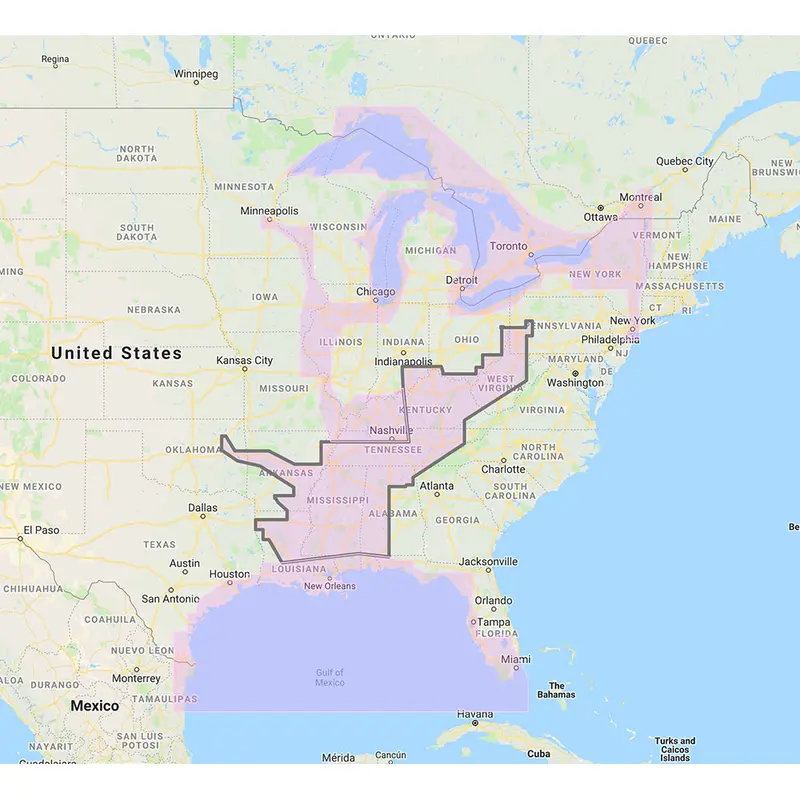 Furuno Mm3 Vector Chart Unlock: Gulf Of Mexico, Great Lakes & Rivers – Standard-Res Satellite Imagery [Mm3-Vna-023] 1