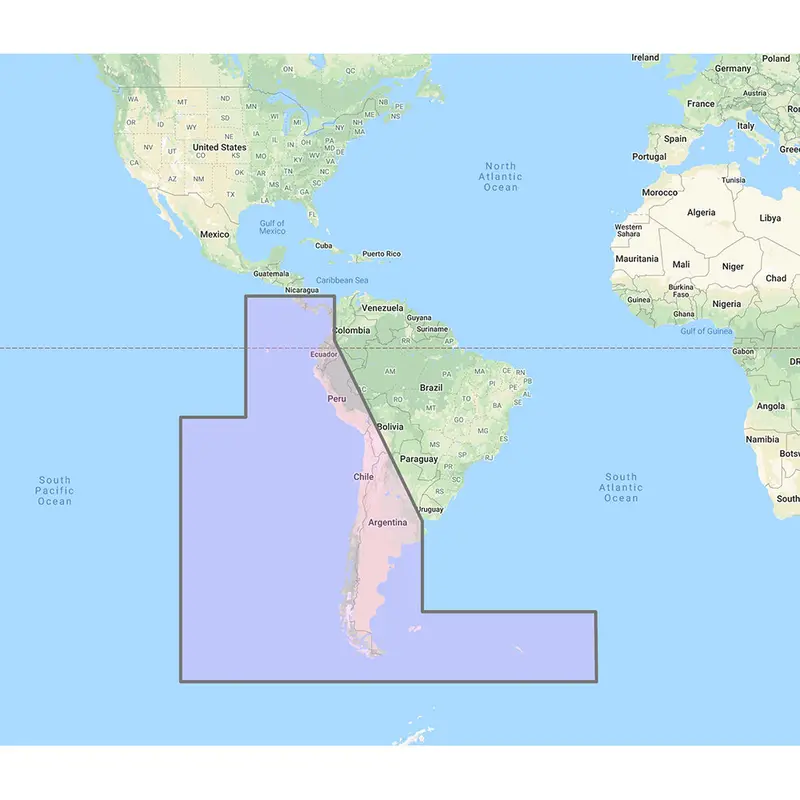 Furuno South America Vector Chart Pack – West Coast Coverage (Costa Rica To Falklands) [Mm3-Vsa-500] 1