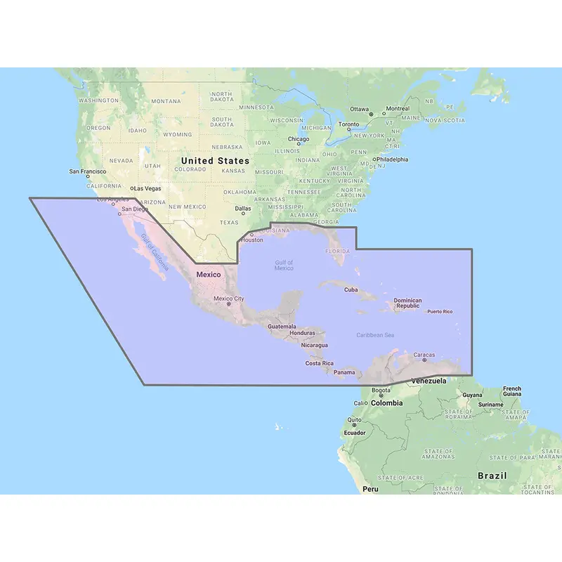 Furuno Vector Chart Unlock Code – Central America, Caribbean & Southern Mexico (Standard Resolution) 1