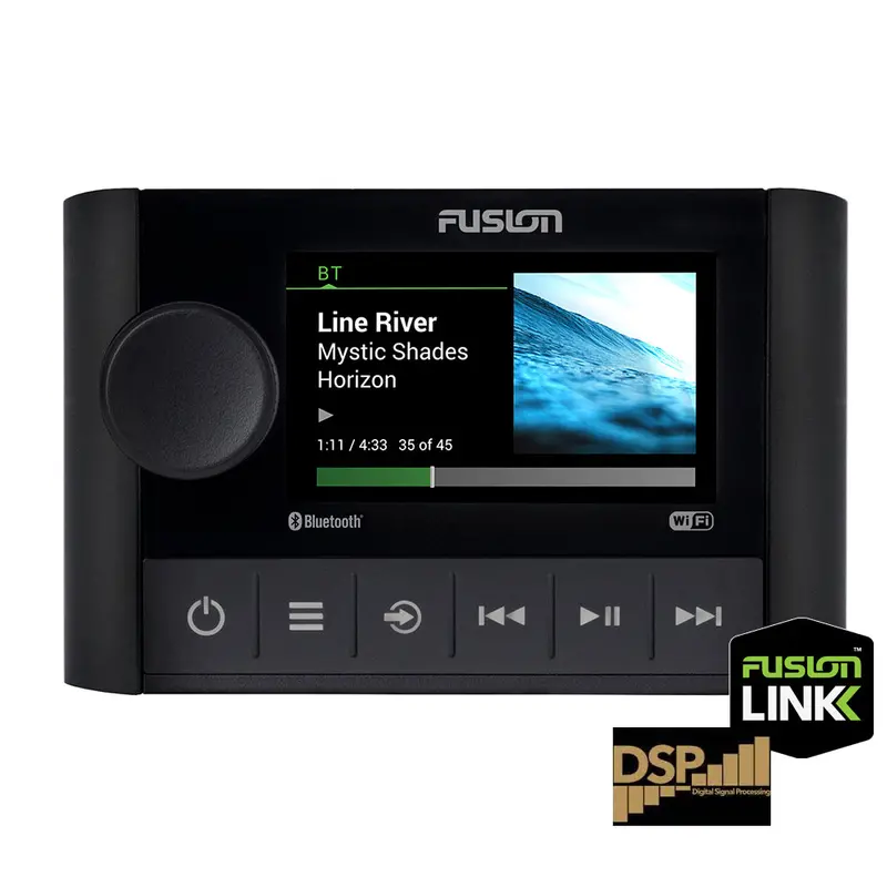 Fusion Apollo Ms-Srx400 Marine Stereo – Single-Zone Audio With Am/Fm, Bluetooth, And Dsp 1