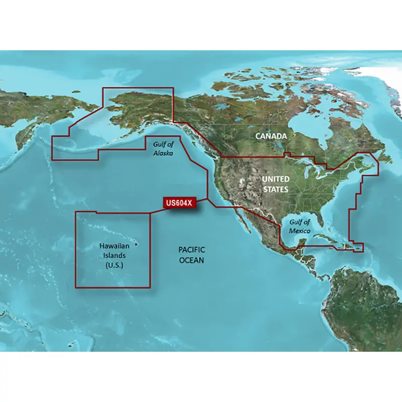 Garmin Bluechart G3 Hd Us & Canadian West Coast Chart — Microsd/Sd (Hxus604X) 1
