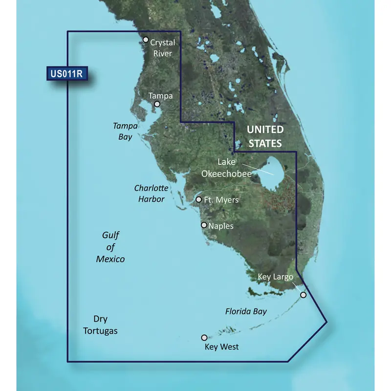 Garmin Bluechart G3 Vision Hd Sd Card – Vus011R: Southwest Florida Inland & Coastal Waters 1