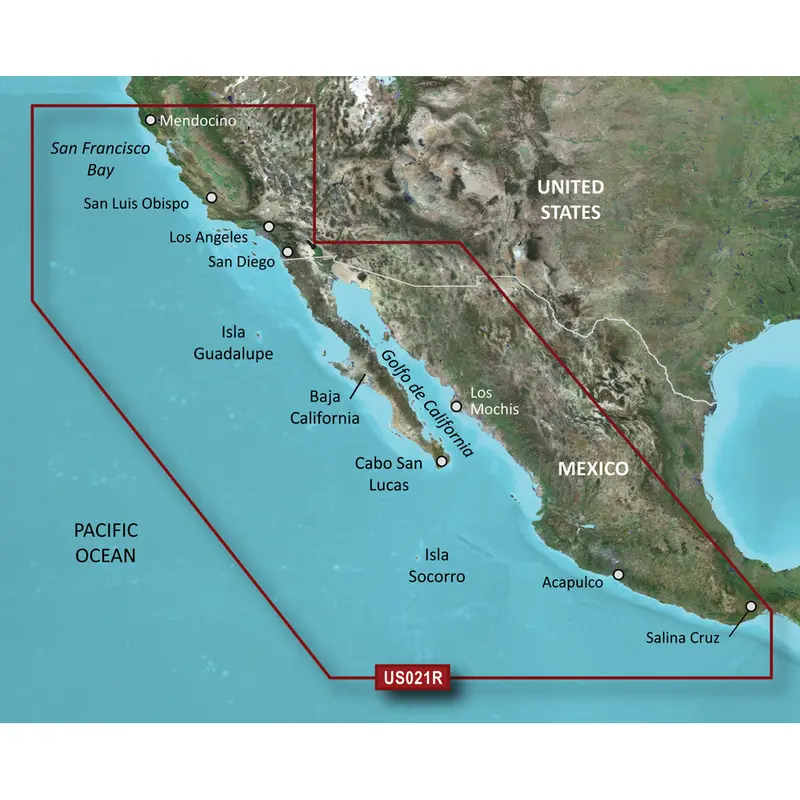 Garmin Bluechart G3 Vision Hd Sd Card – Vus021R: California To Mexican Pacific Coast 1