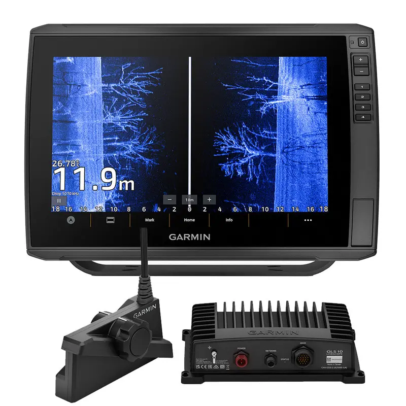 Garmin Echomap Ultra 2 12-Inch 122Sv Chartplotter With Livescope Lvs34 Transducer Bundle 1