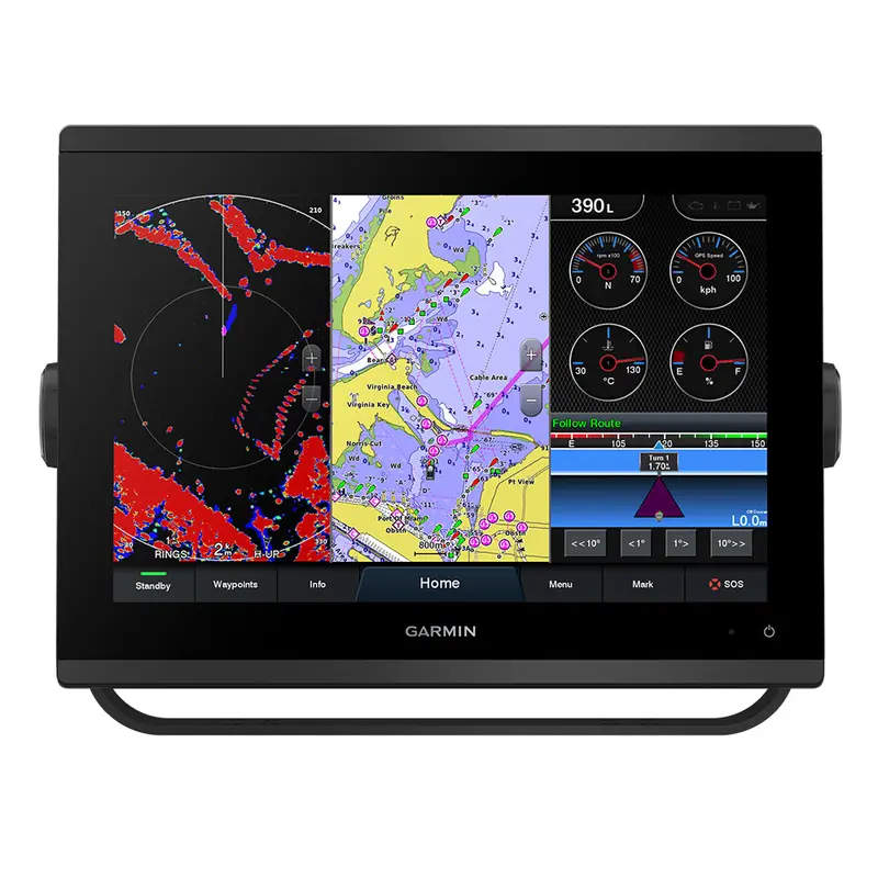 Garmin Gpsmap 1223 Chartplotter – Non-Sonar, Preloaded Worldwide Basemap [010-02367-00] 1