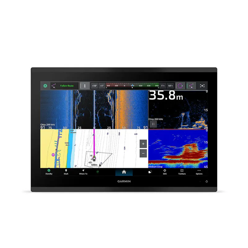 Garmin Gpsmap 9017Xsv Sonar-Chartplotter Combo With Worldwide Basemap [010-03177-02] 1