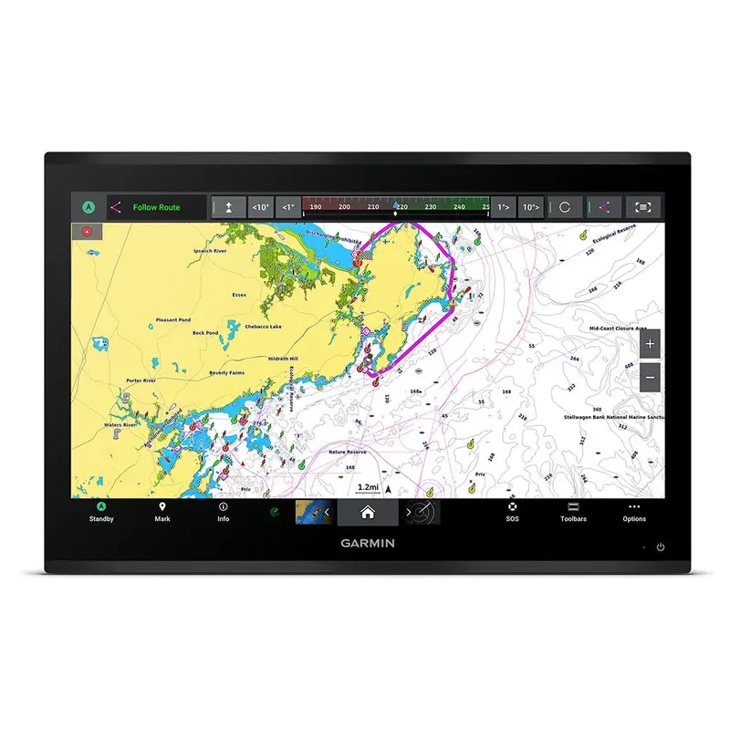 Garmin Gpsmap 9224 – 24-Inch Chartplotter Featuring Garmin Navionics+ Charts (010-02675-01) 1