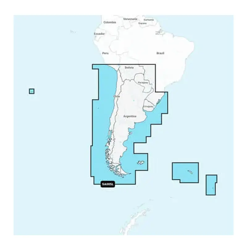 Garmin Navionics+ Marine Chart For Chile, Argentina & Easter Island – Nssa005L (010-C1286-20) 1