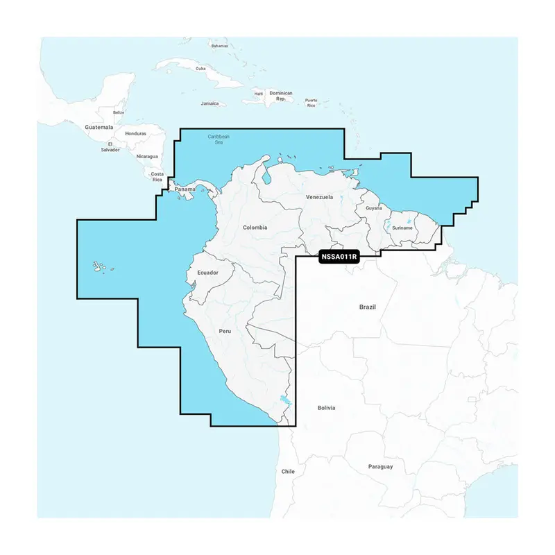 Garmin Navionics+ Nautical Map For Northern South America – Model Nssa011R (010-C1452-20) 1