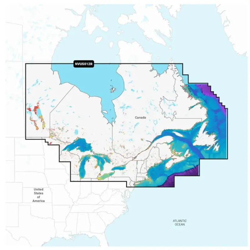 Garmin Navionics Vision+ Chartplotter Map: Canada East & Great Lakes (Microsd) 1