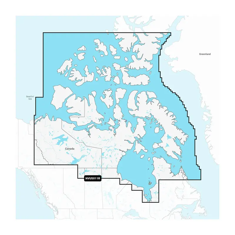 Garmin Navionics Vision+ Chartplotter Map For Northern Canada – Model Nvus011R (010-C1454-00) 1