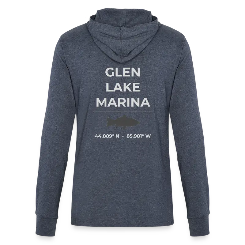 Glen Lake Marina Lightweight Hooded Long-Sleeve Sweatshirt 1