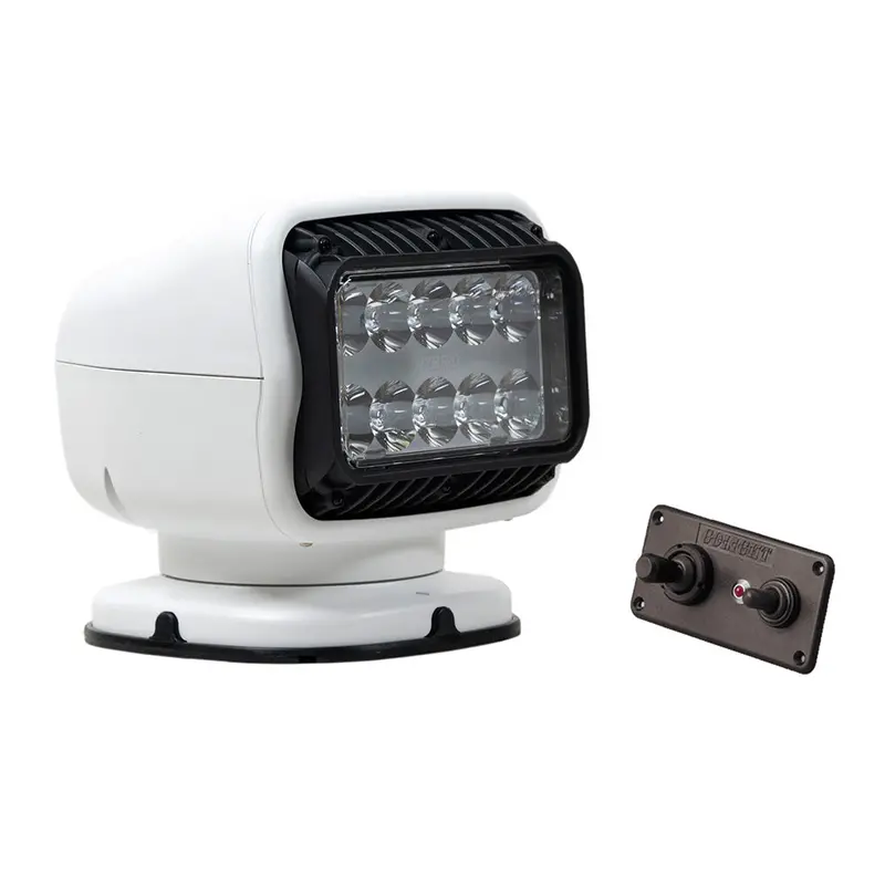 Golight Gt Series Led Hybrid Light – Permanent Mount With Hardwired Dash-Mount Remote, 12V, White [20208Gt] 1