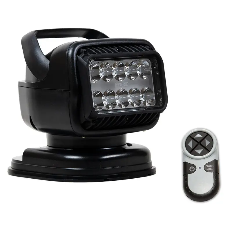 Golight Gt Series Led Hybrid Portable Light – Magnetic Shoe Mount + Wireless Handheld Remote, 12V, Black [79518Gt] 1