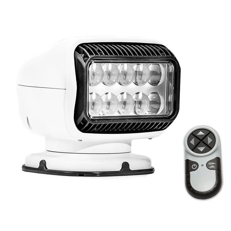 Golight Radioray Gt Permanent Led Spotlight – White, Wireless Handheld Remote Only [20004Gt] 1
