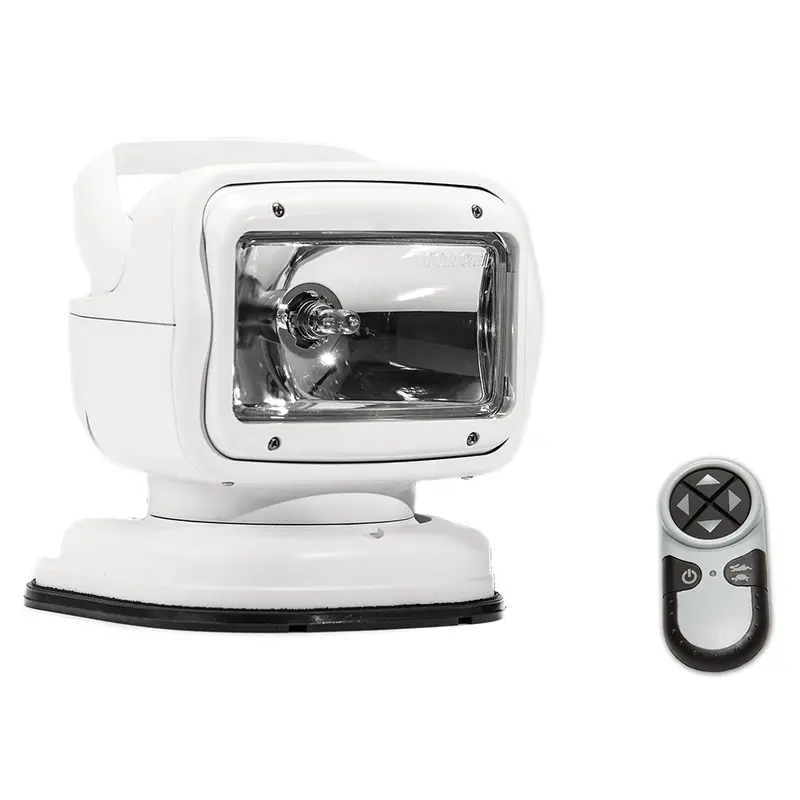 Golight Radioray Gt Portable Halogen Spotlight – White, Magnetic Shoe Mount, Wireless Remote [7901Gt] 1