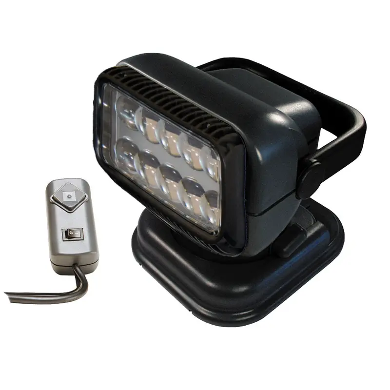 Golight Radioray Portable Led Spotlight – Grey, Wired Remote Included [51494] 1