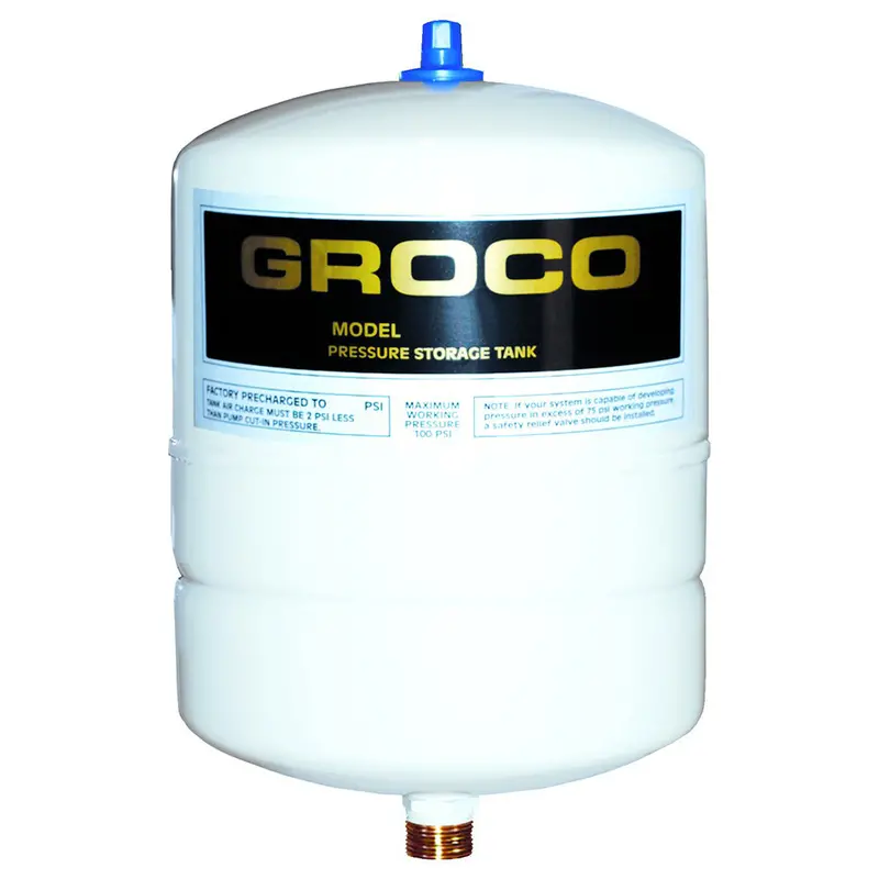 Groco 0.5-Gallon Pressure Tank With Drawdown Capacity 1