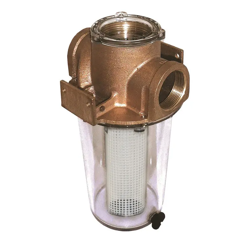 Groco Arg-500 0.5-Inch Raw Water Strainer With Non-Metallic Plastic Basket 1