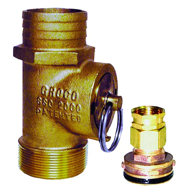 Groco Stainless Steel 2.5-Inch Engine Flushing Adapter Kit 1