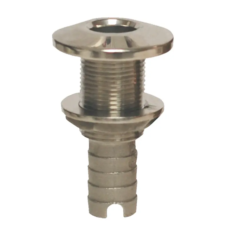 Groco Stainless Steel Thru-Hull Fitting With Hose Barb, 1" 1