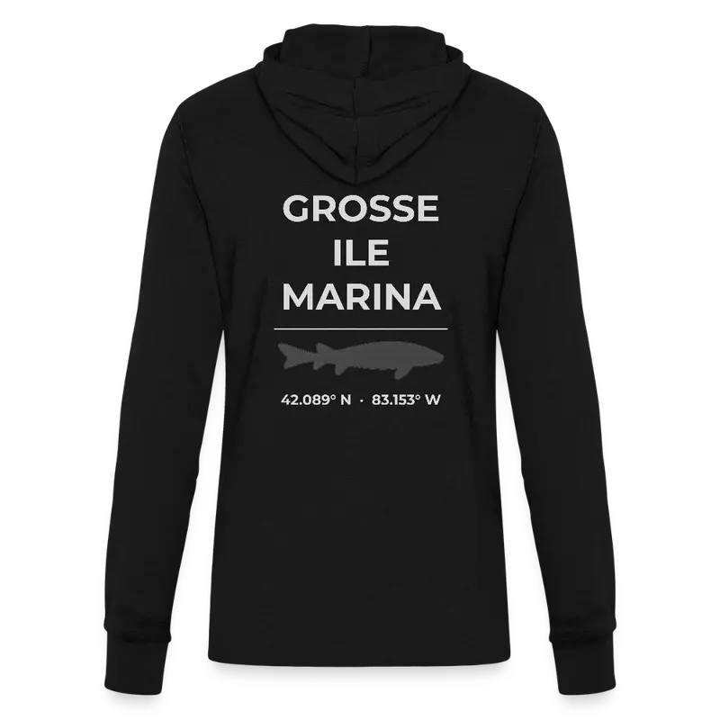 Grosse Ile Marina Lightweight Hooded Long-Sleeve Top 1