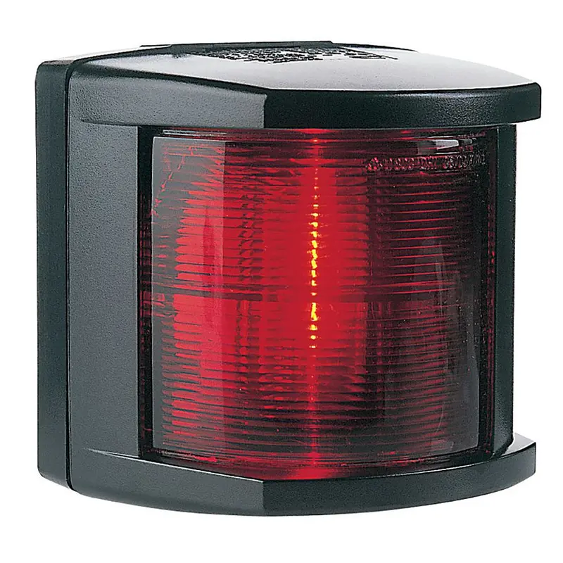Hella Marine 2-Nm Port-Side Incandescent Navigation Light – Black Housing, 12V 1