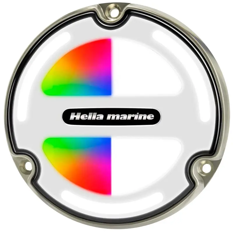 Hella Marine Apelo A3 Rgbw Underwater Light – Bronze Housing, White Lens 1