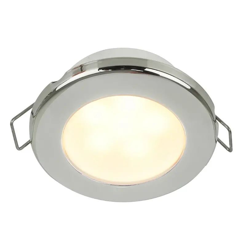 Hella Marine Euroled 75 3" Spring-Mount Downlight – Warm White Led, Stainless Steel Trim, 12V [958109521] 1