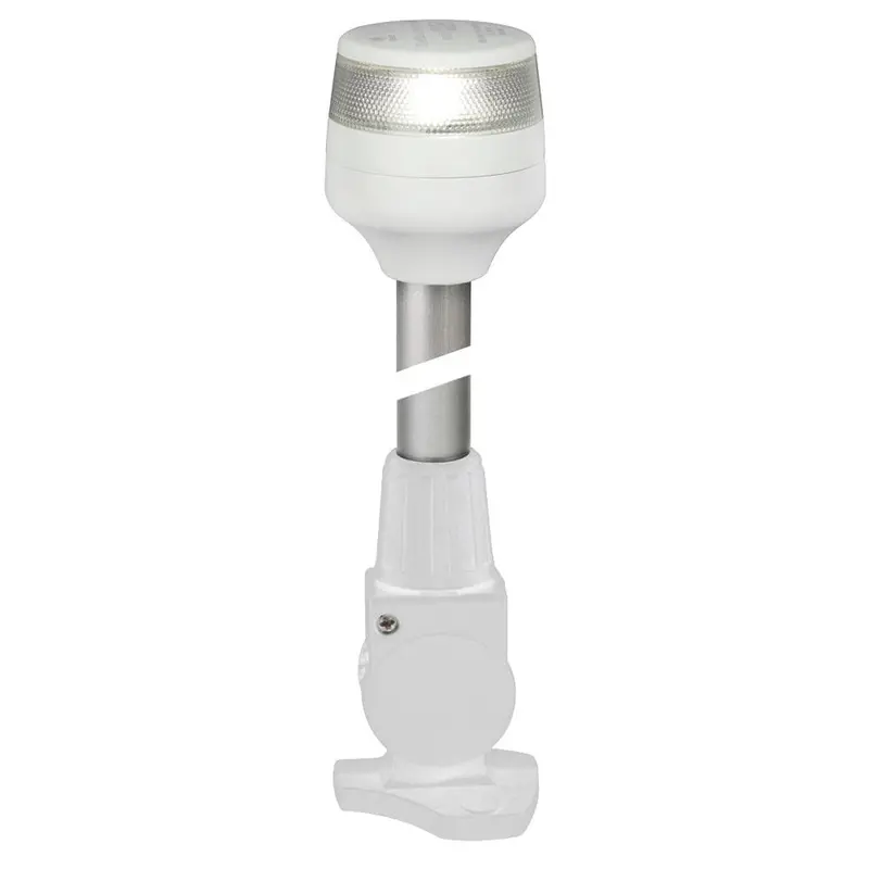 Hella Marine Naviled 360° All-Round Navigation Light – 2 Nm, 12" Fold-Down Base, White Housing [980960311] 1