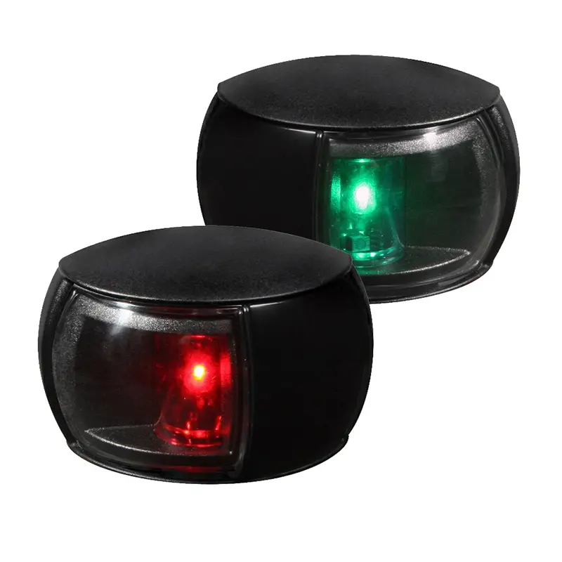 Hella Marine Naviled Port & Starboard Navigation Lights – 2 Nm, Clear Lens With Black Housing [980520901] 1