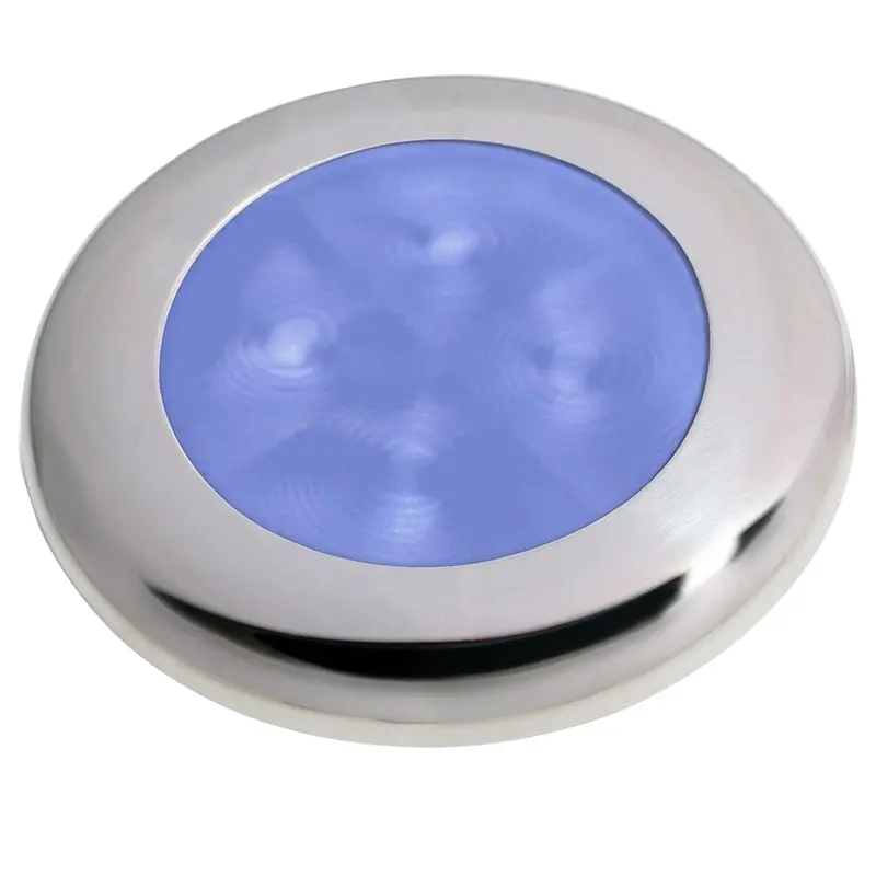 Hella Marine Polished Stainless Led Courtesy Lamp – Blue 1