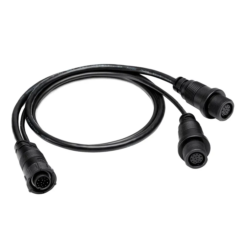 Humminbird 14-Meter Solix/Apex Side Imaging Splitter Cable – Left/Right Y-Cable (720112-1) 1