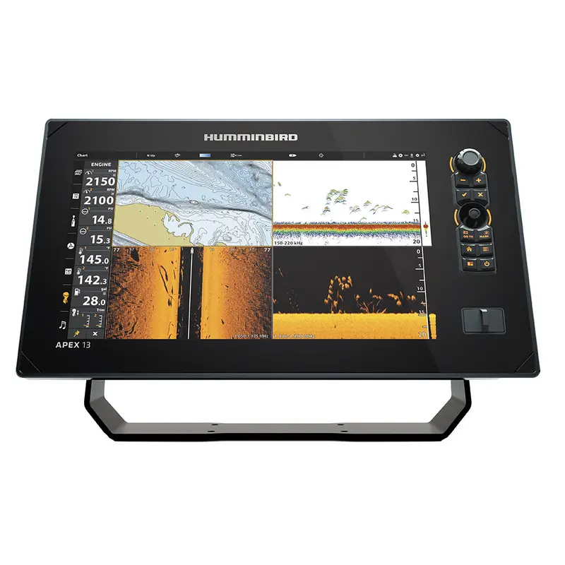 Humminbird Apex 13" Msi+ Chartplotter & Fishfinder With Transom Transducer [411470-1Vx] 1