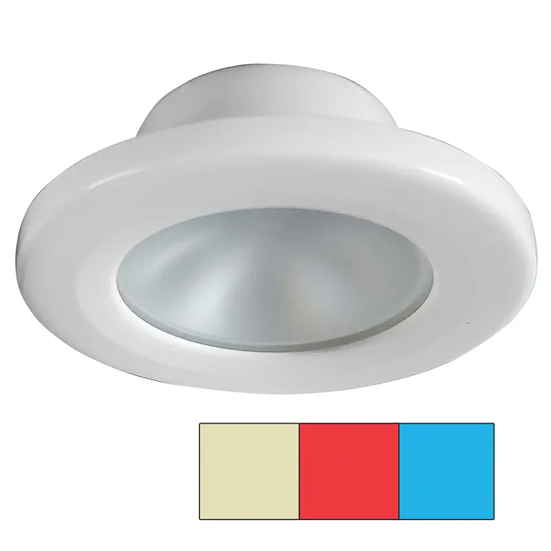 I2Systems Apeiron A3120 – Screw-Mount Light, Red + Warm White + Blue, White Finish (A3120Z-31Hce) 1