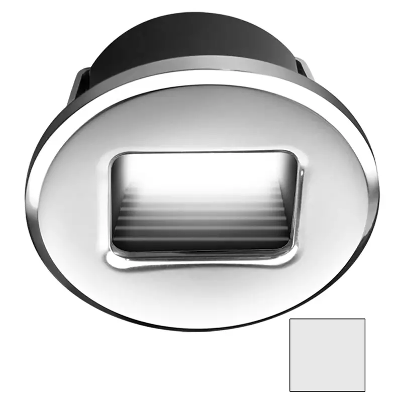 I2Systems Ember E1150Z Snap-In Round Light – Polished Chrome, Cool White 1