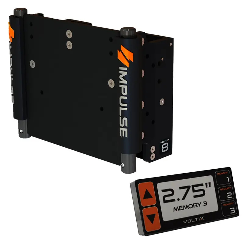 Impulse 8-Inch Smart-Controlled Electric Jack Plate With Black Anodized Housing [75060-B] 1