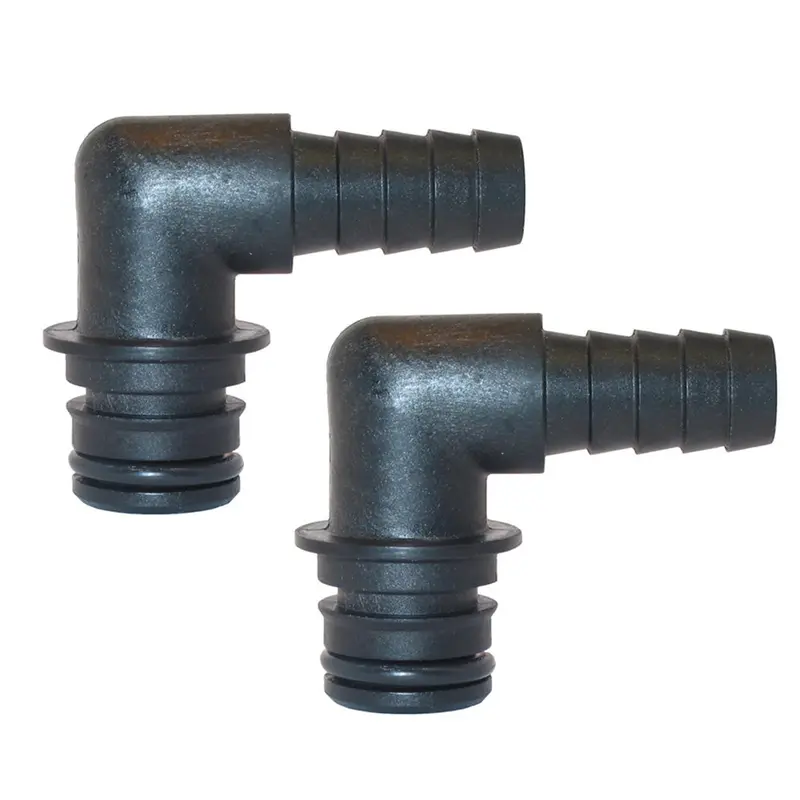 Jabsco 90° Elbow Port Kit – 1/2-Inch Hose Fitting, Sold As Pair (30651-1000) 1