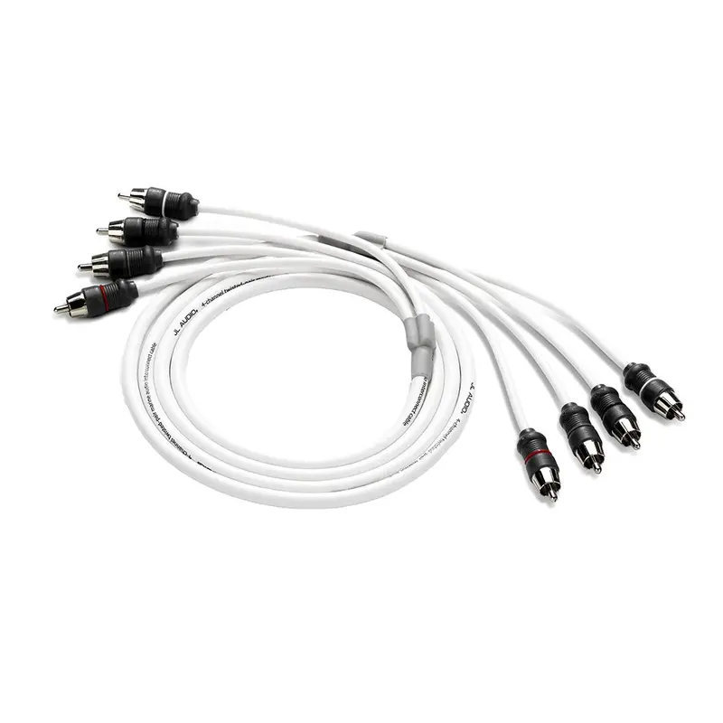 Jl Audio 4-Channel 6-Foot Marine Rca Cable – Xmd-Whtaic4-6 (010-13473-00) 1