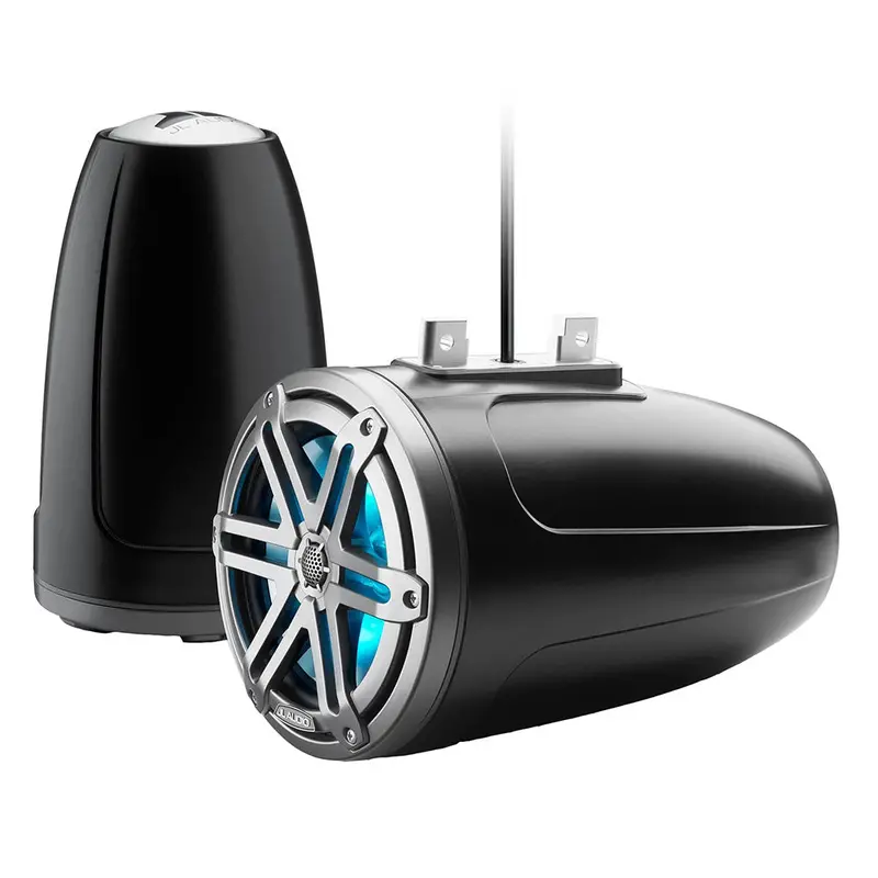 Jl Audio M3-770Etxv3-Sb-S-Gm-I: 7.7" Enclosed Tower Coaxial System With Grey Metallic Sport Grille & Rgb Led Lighting 1