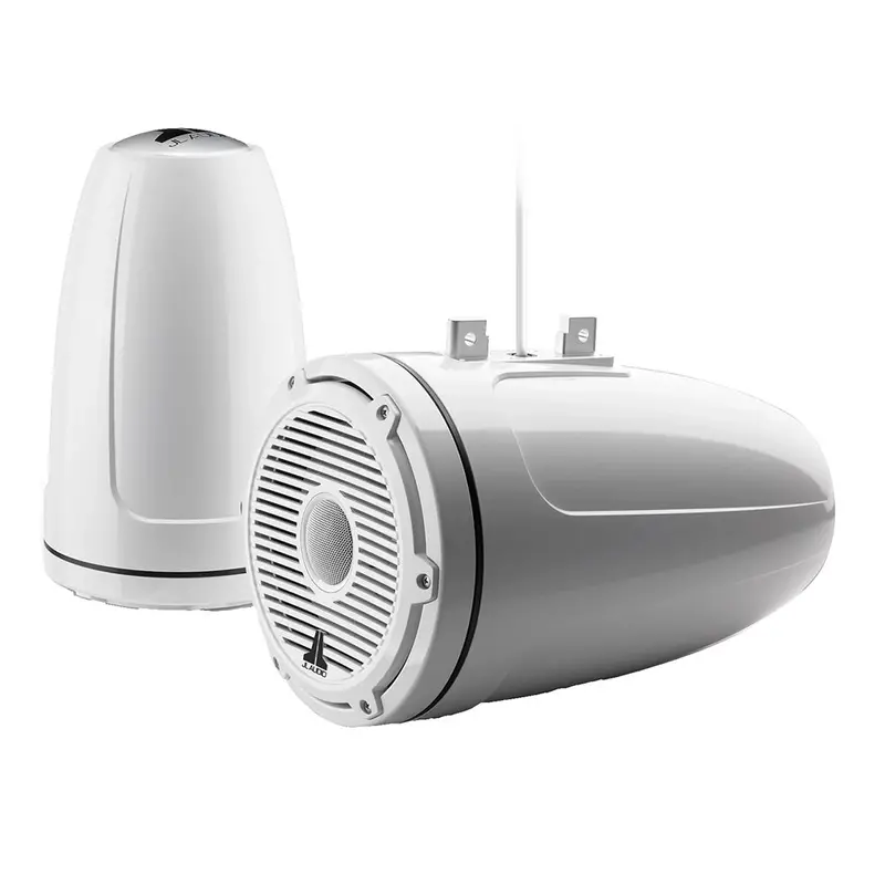 Jl Audio M6-880Etxv3-Gw-C-3Gw 8.8" Enclosed Tower Coaxial System With Gloss White Classic Grille 1