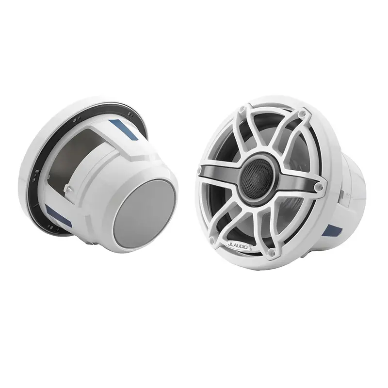 Jl Audio M6-880X-S-Gwgw 8.8" Marine Coaxial Speakers With Gloss White Sport Grille 1