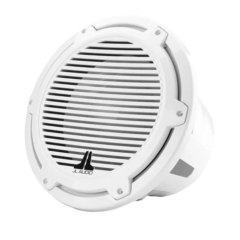 Jl Audio M7-12Ib-C-Gwgw-4 12" Marine Subwoofer With Gloss White Classic Grille And Weather-Resistant Construction 1