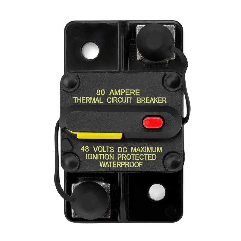Jl Audio Xmd-Mcb-80 80-Amp Resettable Marine Circuit Breaker (Model 010-13685-00) 1