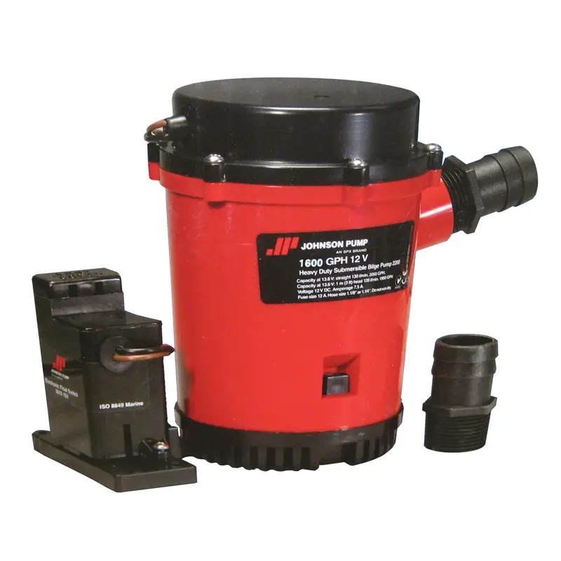 Johnson Pump 1600 Gph Automatic Bilge Pump – 12V With Magnetic Float Switch 1