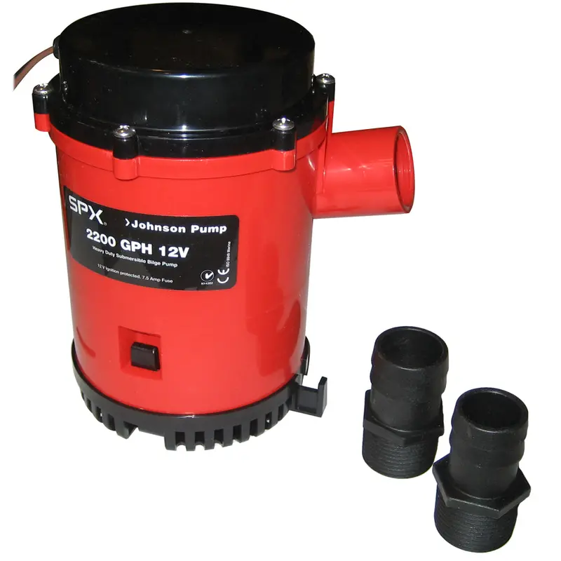 Johnson Pump 2200 Gph Bilge Pump – 1-1/8" Threaded Discharge, 12V [22004] 1